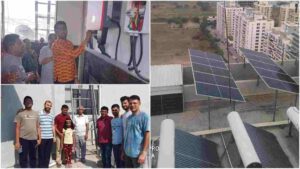 30 kW solar project commissioned at Skyscraper society in Tathawade