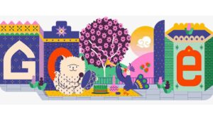 Google Doodle for Nowruz 2024 depicts happiness, optimism, and the essence of spring