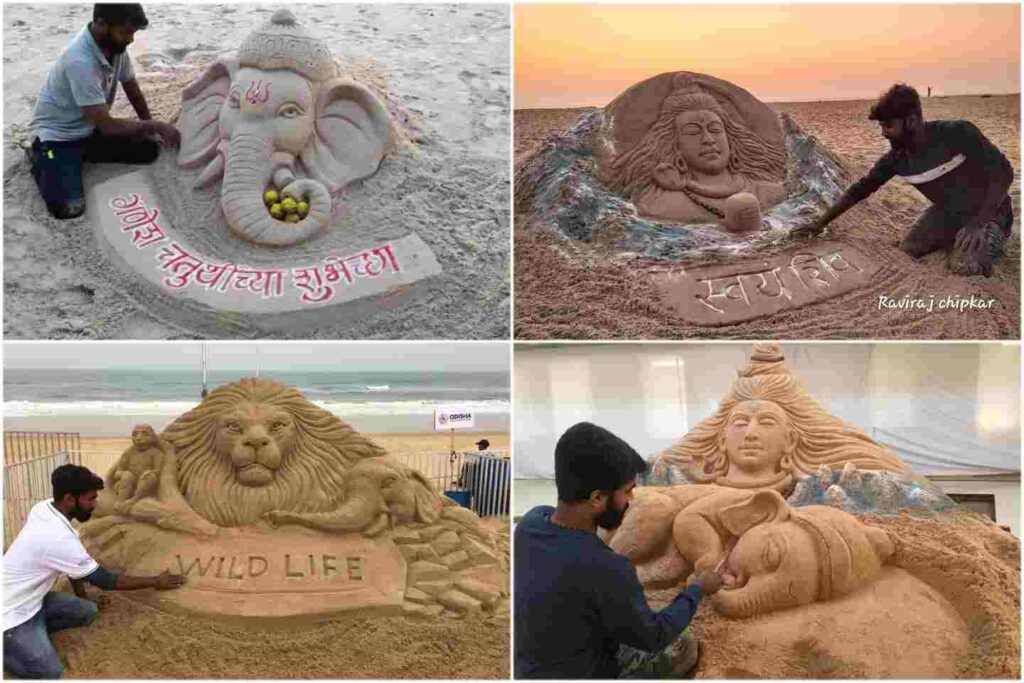 Unique Sand Art Museum Opens Near Vengurla Beach in Sindhudurg