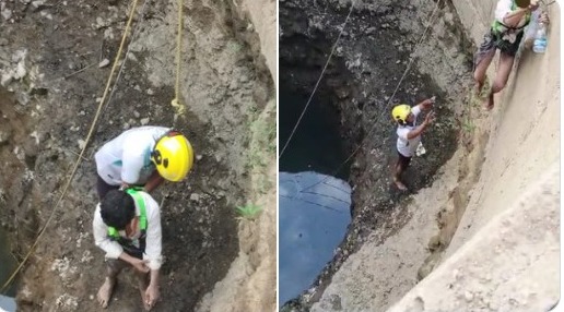 Race against Time: Pune Fire Brigade Saves Individual Trapped in Deep Well in Pisoli