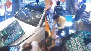 6 injured as lawyer crashes SUV into Kachori joint in Delhi