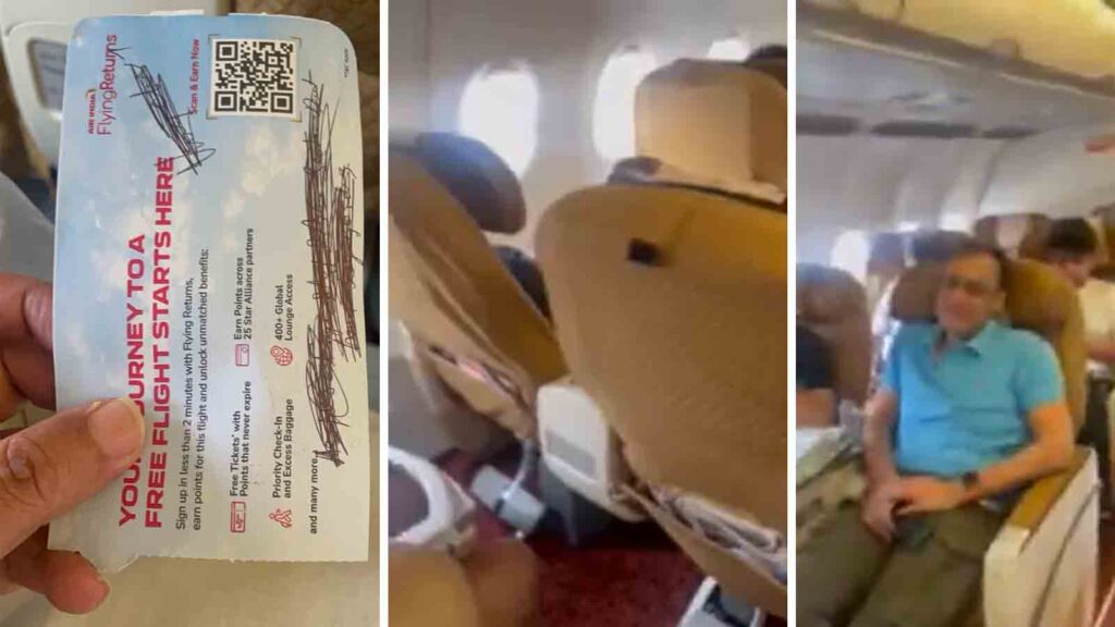 BJP Leader Expresses Disappointment Over Condition of Air India Business Class on Delhi to Dubai Flight