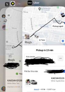 Bengaluru man's remarkable encounter with same cab driver on Ola and Uber rides
