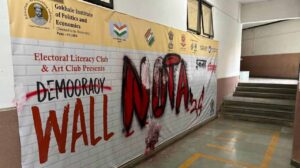 Pune: Controversy Erupts Over Defaced Banner At Gokhale Institute Of Politics And Economics