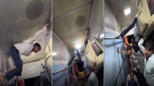 Passenger’s 'Spider-Man' Stunt to Reach Train Toilet Goes Viral