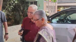 Sudha Murty Discharges Narayana Murthy from Hospital to Cast Vote; Urges Youth to Follow Suit