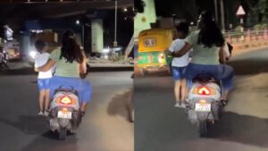 Viral Video Raises Concerns Over Child Safety on Scooters in Bengaluru