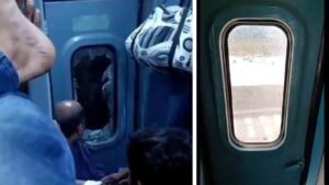 Watch Video: Railway ministry responds to allegations of passenger breaking AC coach window due to overcrowding