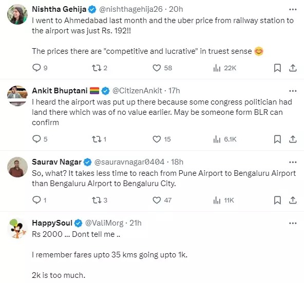 Woman Flies From Pune To Bengaluru For Rs 3,500, Then Pays Rs 2,000 For Uber To Reach Her House