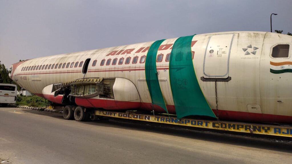 From Kolkata to Punjab: The Highway Journey of Two Air India Jets