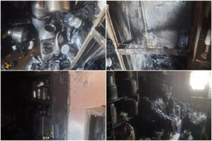 Fire breaks out in an apartment in Khandve Nagar in Lohegaon