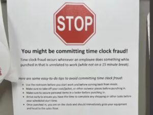 Company's 'Time Clock Fraud' Rules Spark Controversy: Employees Urged to Use Restroom Before Work
