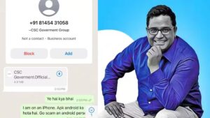 "Paytm CEO Vijay Shekhar Sharma Responds to Scammer Offering Cybersecurity Tips"
