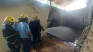 Pune: Fire breaks out at Maharashtriya Mandal;s Chaphekar Sports Complex In Mukund Nagar