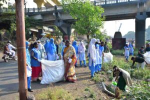 Pune: Baba Bhide Bridge Area Gets Makeover in PMC's Clean-Up Drive