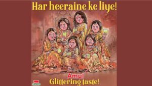 Amul India's Whimsical Tribute to 'Heeramandi'. Click to learn more