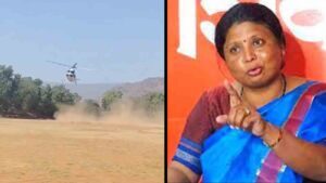 Helicopter tasked to transport Shiv Sena (UBT) Leader Sushma Andhare Crashes; no injuries reported