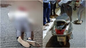 Pune Horrific Accident in Katraj, Bike Rider Dies Due to Head Injury