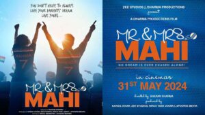 New Poster for Mr And Mrs Mahi Unveiled, Janhvi Kapoor and Rajkummar Rao Charm Fans
