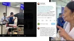 Video: Passenger criticizes IndiGo for unsatisfactory service amid flight delay; diabetic passengers compelled to consume sugary food