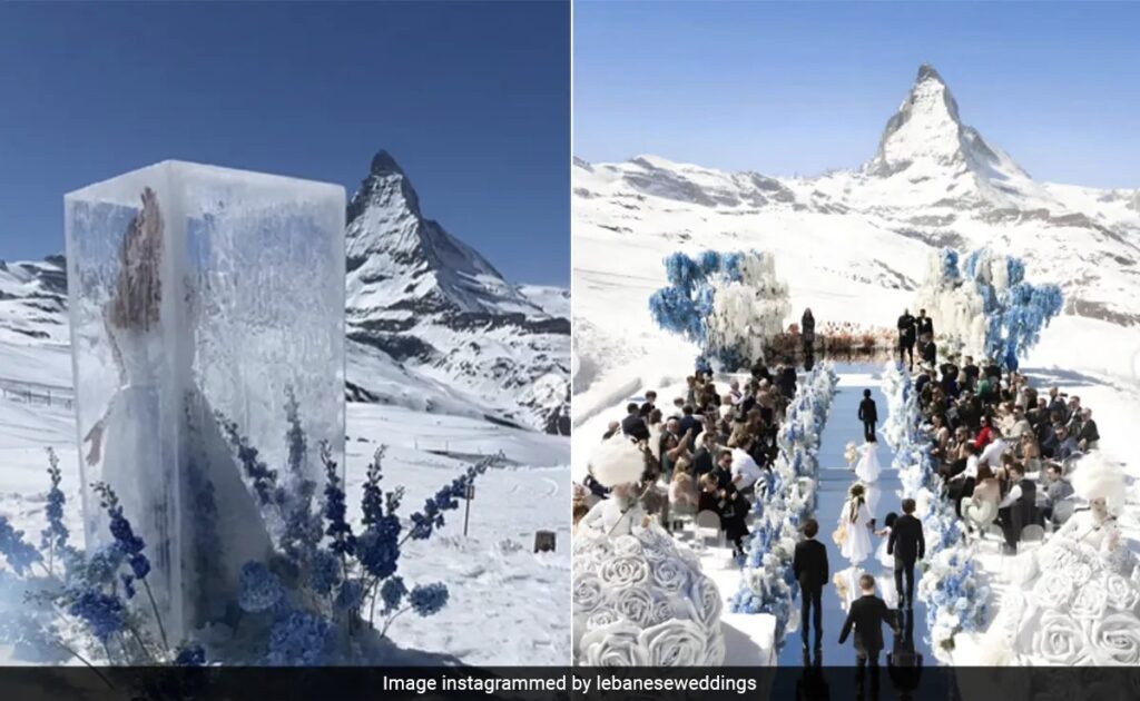 Stunning wedding in Swiss Alps goes viral