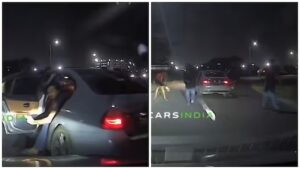 Men in BMW Chase, Block Woman’s Car in Greater Noida; Dashcam Records Intense Road Rage