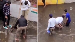 Viral Video: Pune Vimantal Traffic Division Team Goes Beyond Duty to Aid Hundreds of Stranded Punekars