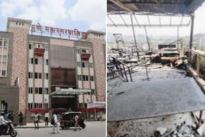 Pune: PMC demolishes unauthorized rooftop restaurants in Kharadi