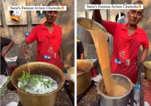 Viral Video: Surat’s Pappu Chaiwala gets compared to Nagpur’s Dolly Chaiwala; gets over 42 million views