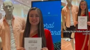 Russian influencer poses at mall seeking Indian groom; Instagram post goes viral