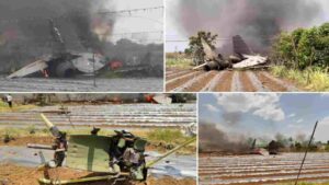 Sukhoi Fighter Jet Crashes in Nashik; Pilot and Co-Pilot Eject Safely