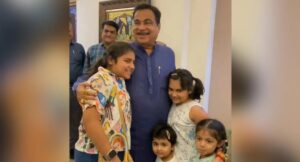 "Unexpected Joy": Nitin Gadkari Shares Heartwarming Video of Granddaughters' Visit