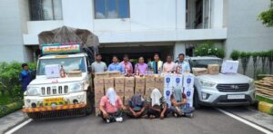 Pune: 30 Lakh worth of Goa Liquor seized by State Excise Dept Daund Division 