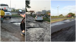 Pune News: Punawale residents demand repairs of service roads urgently