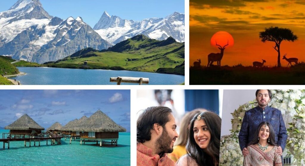 5 Choices from Luxurious Honeymoon Destinations the 'New Ambani Couple' Could Head For
