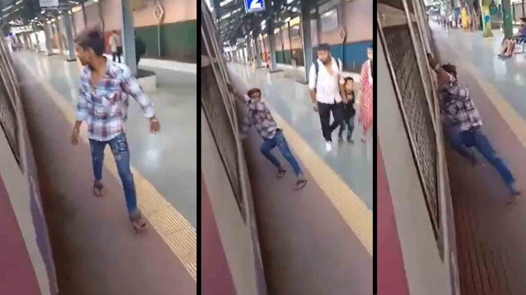 Central Railway issues warning against train stunts; search on for youth in viral video