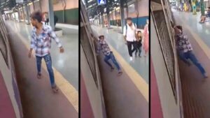 Central Railway issues warning against train stunts; search on for youth in viral video