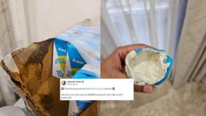 Customer Finds Worms in Amul High-Protein Buttermilk Ordered Online