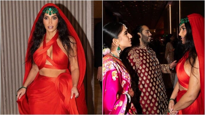 "India has my heart......": Kim Kardashian Shares Moments from Ambani Wedding