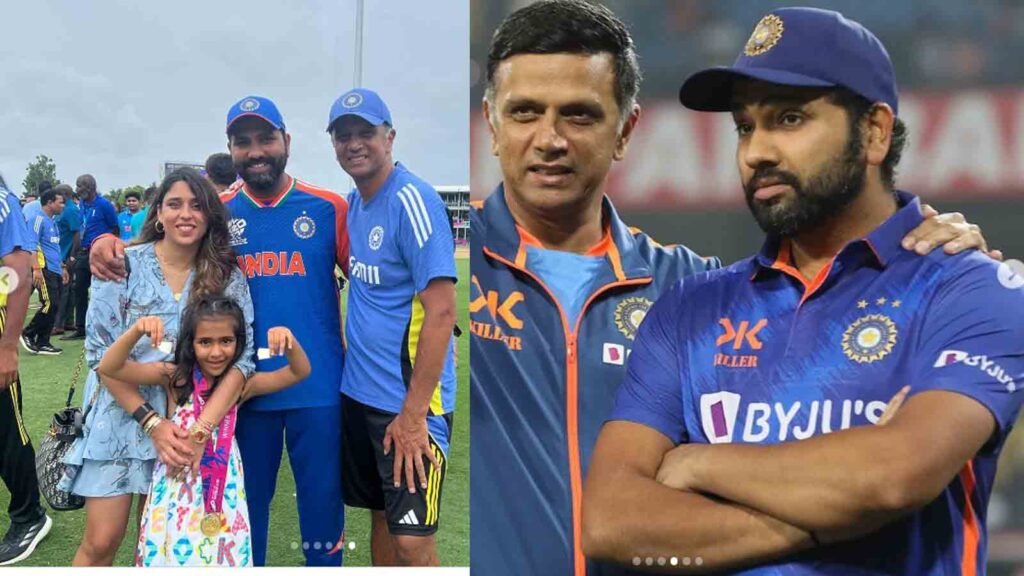 Rohit Sharma's Wife Ritika Breaks Internet with Post for Rahul Dravid with a Heartfelt Note
