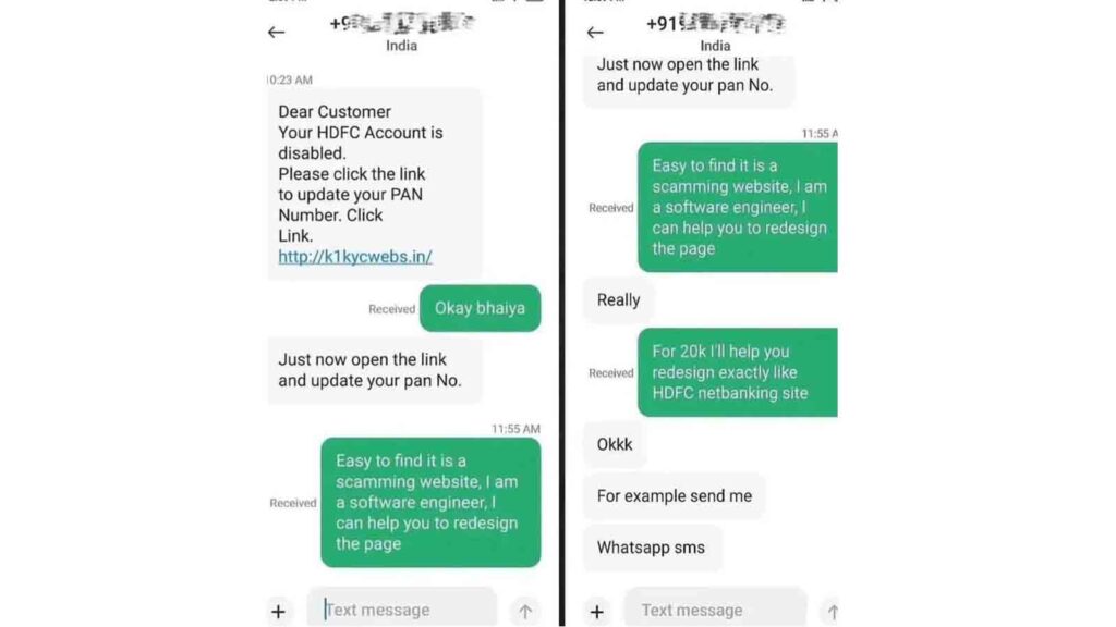 Software Professional’s ₹20,000 Redesign Offer Confounds Scammer