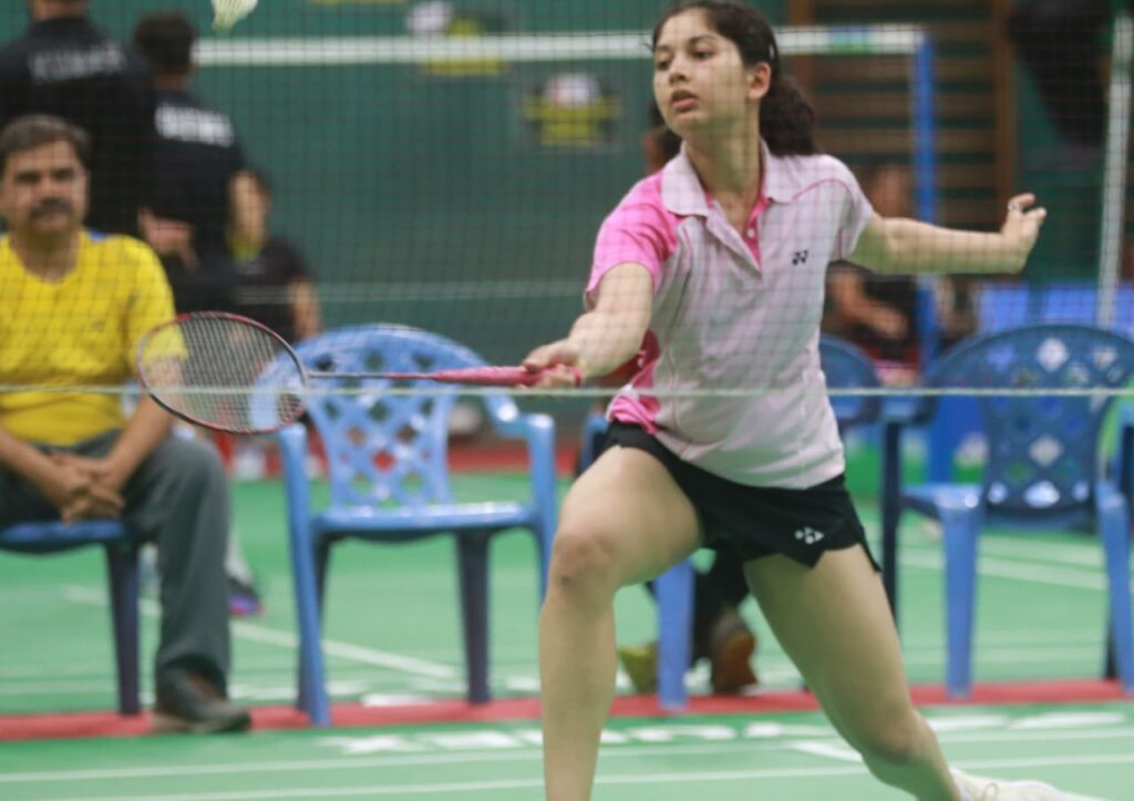 Tasnim , Tara , Shreya , Kaushal  Pranay move. Up at Yonex Sunrise VV Natu Memorial All India Senior Ranking Badminton Tournament  