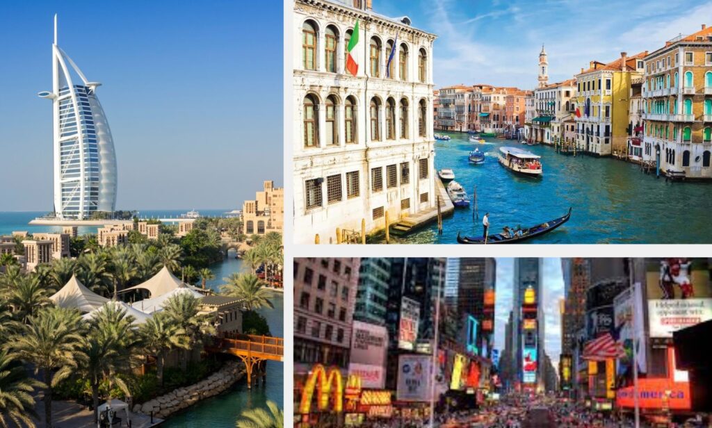 Tourist destinations marred by commercialization