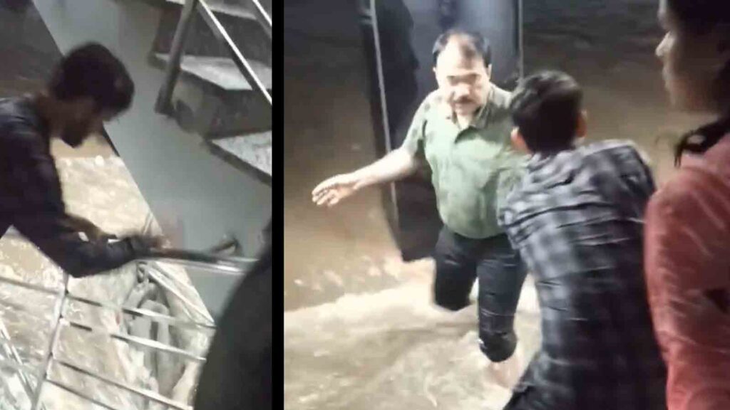 UPSC aspirant shares harrowing videos of Delhi coaching centre flooding