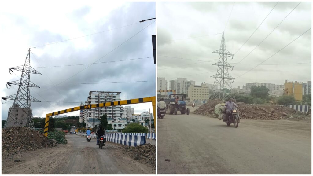 Pune: Motorists Risk Lives On Closed Road In Mohammadwadi Near High Tension Pole Despite Warnings