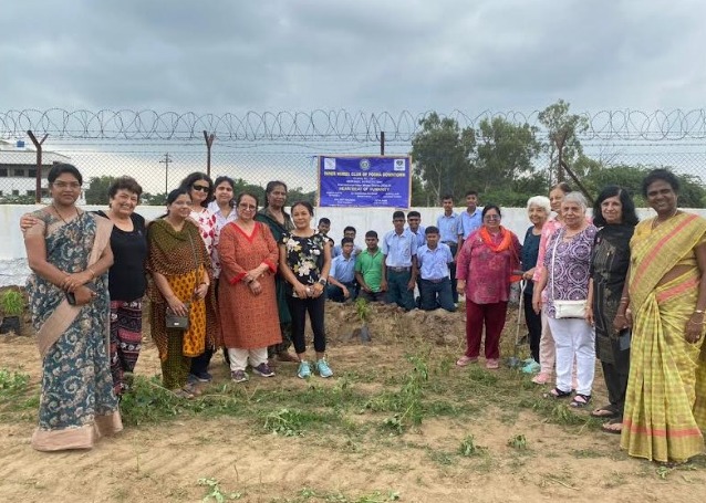 Pune: Inner Wheel Club Transforms Barren Land into Mini Forest in Khedgaon Taluka