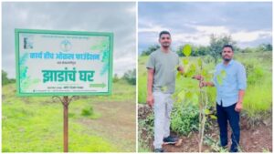 Two Friends Transform Drought-Affected Village with 5,000 Tree Houses In Pune