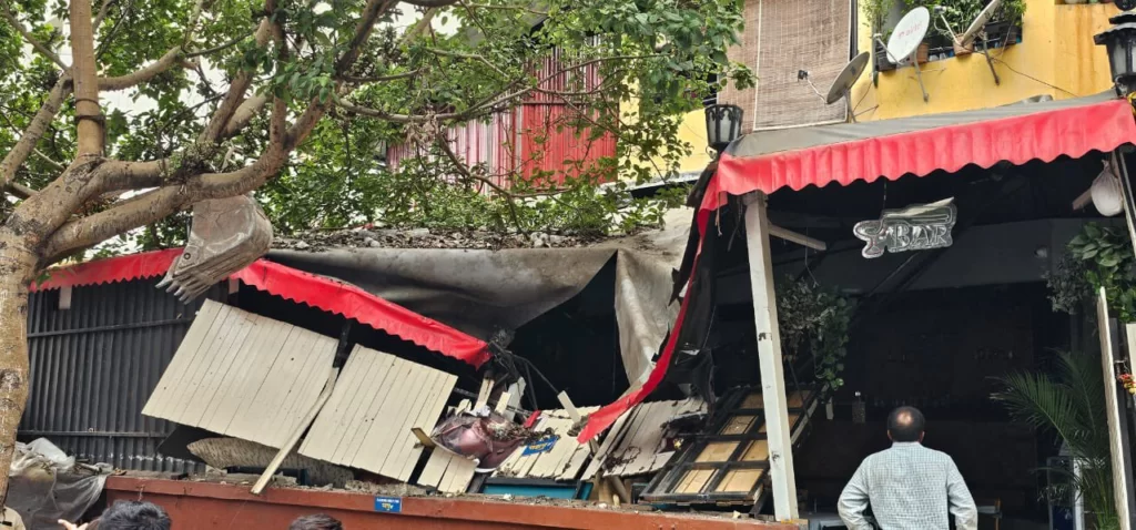 Pune Municipal Corporation Demolishes Illegal Constructions In Bavdhan 