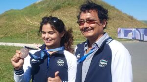 manu bhakers coach