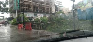 Pune: Caution Urged As Protecting Wall To Nala On Dorabjee Paradise Bungalows Road In Mohammadwadi Partially Caves In